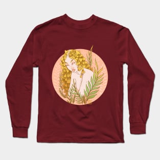 Ginkgo girl Long Sleeve T-Shirt